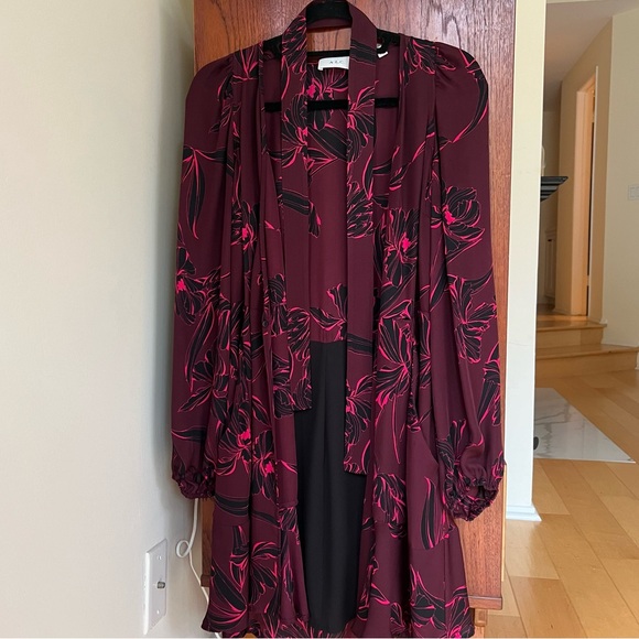 A.L.C. Embrey Dress in Bordeaux - Picture 4 of 9